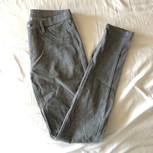 Gray stretchy pants